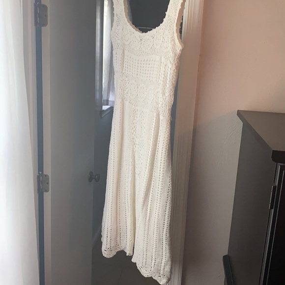 White Crochet dress - Picture 6 of 8